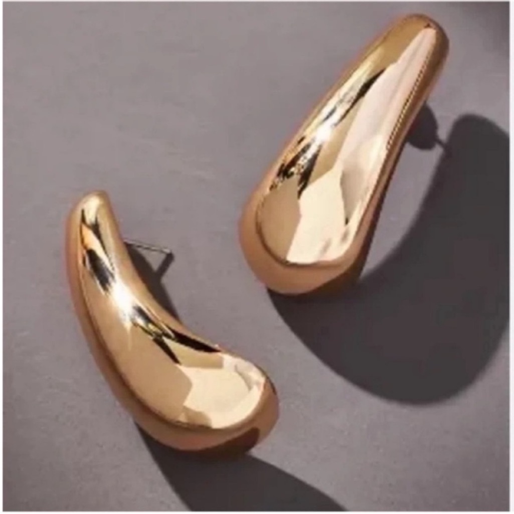 New! Vince Gold Tear Drop Earrings (3024) Nwot